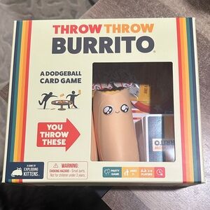 Throw Throw Burrito Dodgeball Card Game by - Multicolor (like new - played once)